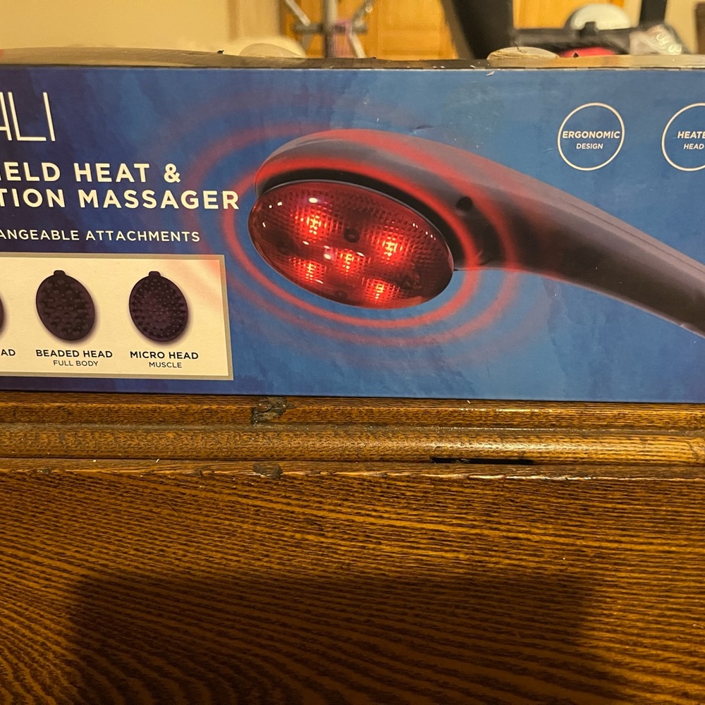 Handheld Heat and Vibration Massager